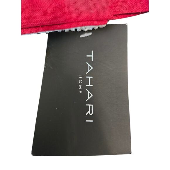 Tahari Home Floral Beaded Christmas Holiday Stocking 17.5" NWT - Picture 4 of 4